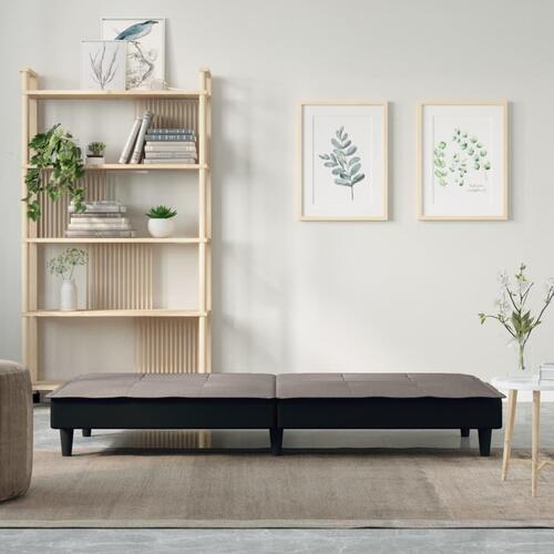 Sovesofa stof gråbrun