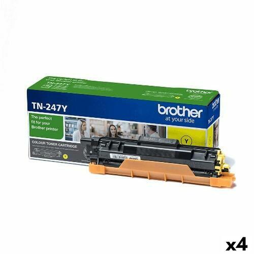 Original toner Brother HLL-3210CW, 3230CDW, 3270CDW / DCPL-3510CDW, 3550CDW / MFCL-3710CW, 3750CDW, 3770CDW Gul (4 enheder)