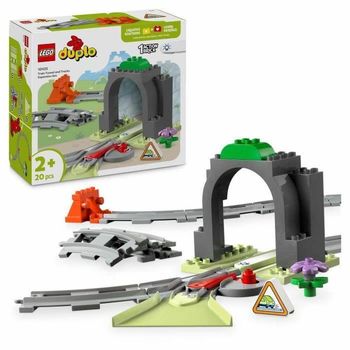 LEGO DUPLO togbane - Tunnel og skinner udvidelsessæt