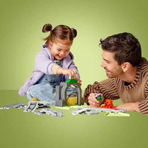 LEGO DUPLO togbane - Tunnel og skinner udvidelsessæt