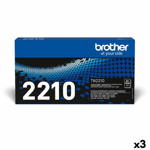 Toner Brother HL-2240D/2250DN/2270DW/FAX 2840 Sort (3 enheder)