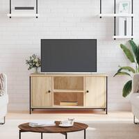 Tv-bord 100x40x50 cm konstrueret træ sonoma-eg