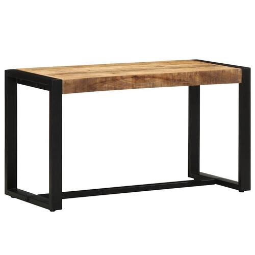 Bænk 80x35x45 cm massivt ru mangotræ