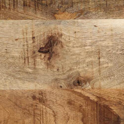 Bænk 80x35x45 cm massivt ru mangotræ