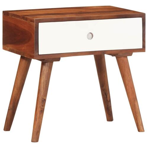 Sidebord 45x30x45 cm massivt akacietræ