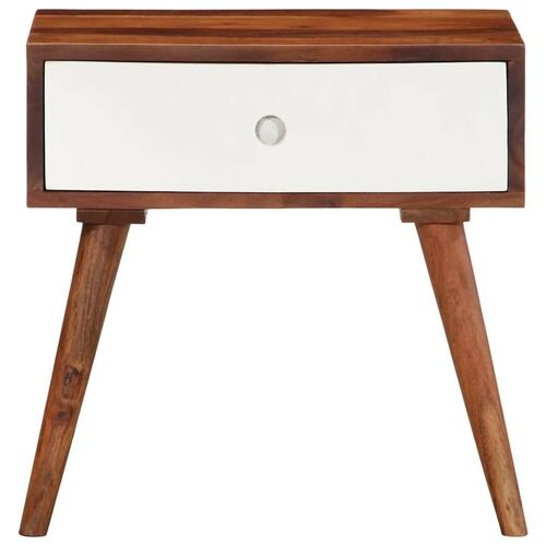 Sidebord 45x30x45 cm massivt akacietræ