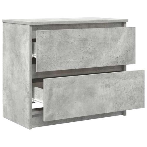 Tv-bord 60x35x54 cm konstrueret træ betongrå