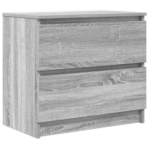 Tv-bord 60x35x54 cm konstrueret træ grå sonoma-eg