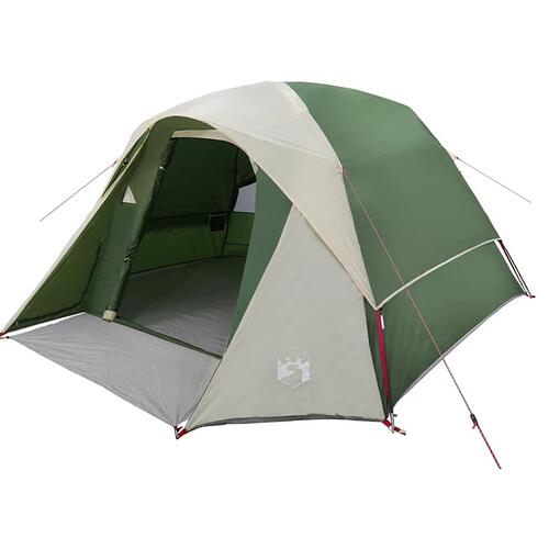 4-personers campingtelt vandafvisende grøn