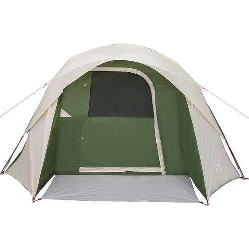 4-personers campingtelt vandafvisende grøn