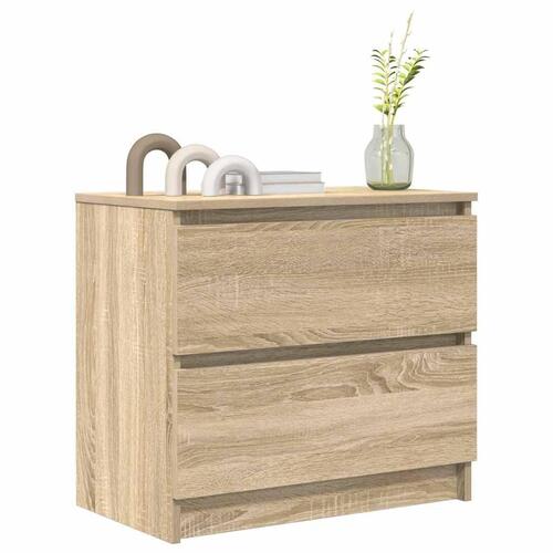 Tv-bord 60x35x54 cm konstrueret træ sonoma-eg