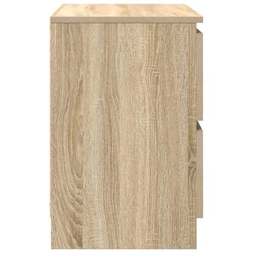 Tv-bord 60x35x54 cm konstrueret træ sonoma-eg