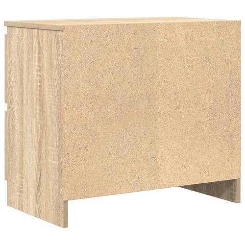 Tv-bord 60x35x54 cm konstrueret træ sonoma-eg