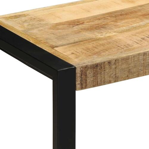 Bænk 60x35x45 cm massivt ru mangotræ