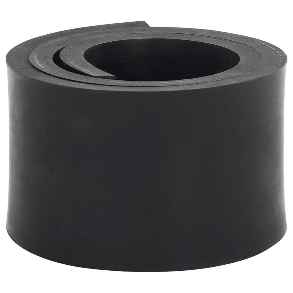 Gummikant til sneplov 100x10x1 cm sort