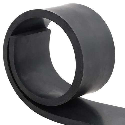 Gummikant til sneplov 100x10x1 cm sort