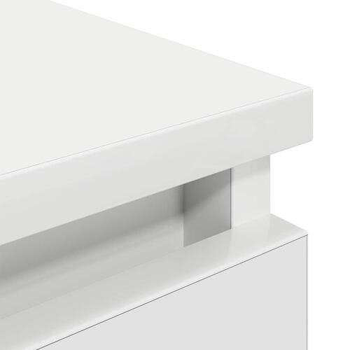 Tv-bord 60x35x54 cm konstrueret træ hvid