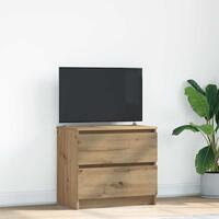 Tv-bord 60x35x54 cm konstrueret træ kunsteg