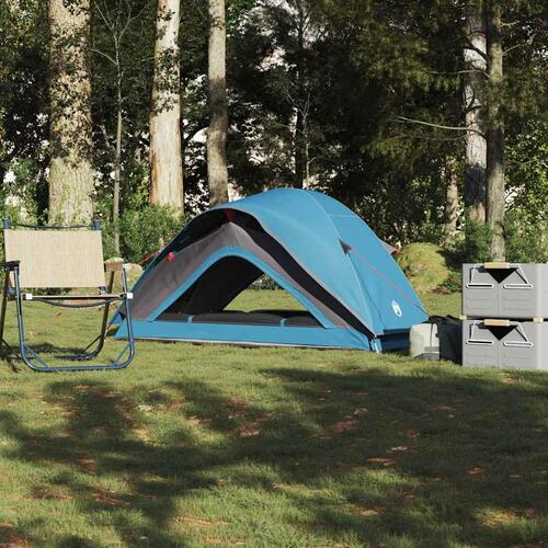 1-personers campingtelt vandafvisende blå