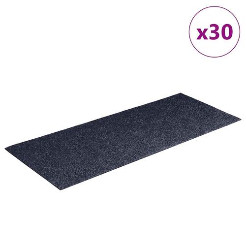 Trappemåtter selvklæbende 30 stk 60x25 cm rektangulær grå blå