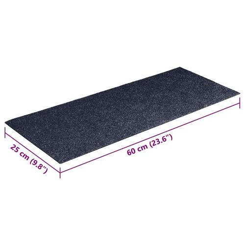 Trappemåtter selvklæbende 30 stk 60x25 cm rektangulær grå blå