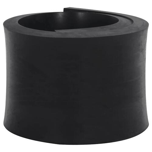 Gummikant til sneplov 80x15x2 cm sort