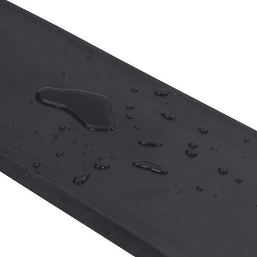 Gummikant til sneplov 80x15x2 cm sort