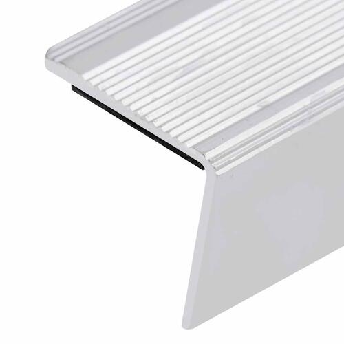 Trappelister 15 stk. L-facon 100 cm aluminium sølvfarvet