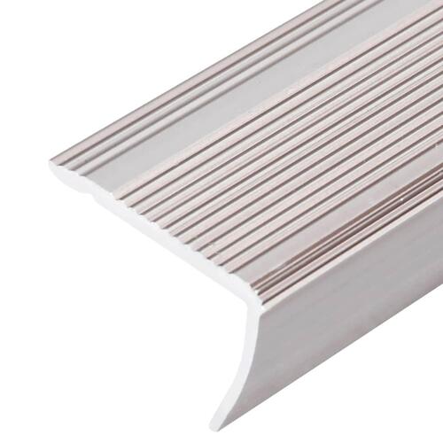 Trappelister 5 stk. L-facon 100 cm aluminium champagnefarvet