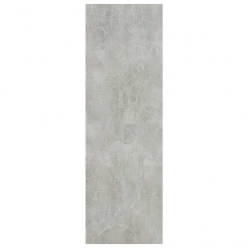 Bogreol i konstrueret træ 40×24×75 cm - betongrå, 2 niveauer