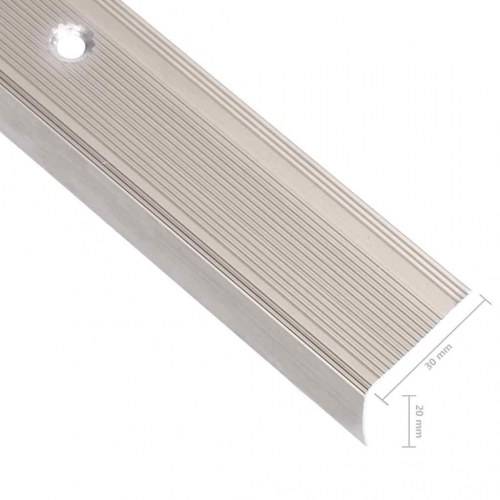 Trappelister L-facon 90 cm - 5 stk., aluminium, champagnefarvet