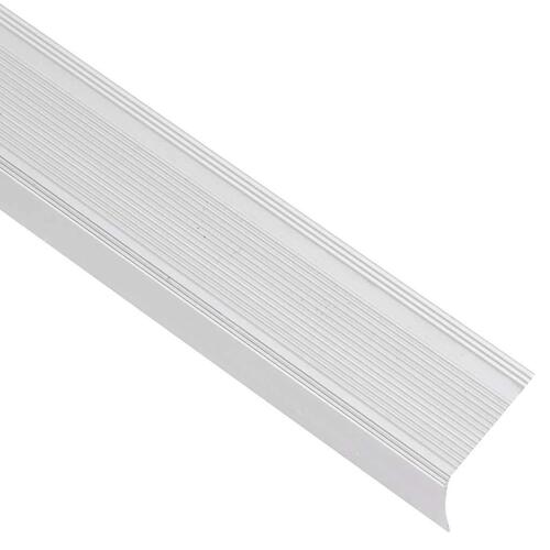 Trappelister 5 stk. L-facon 90 cm aluminium sølvfarvet