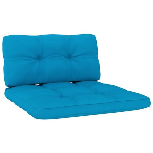 Pallehynder 2 stk. stof blå