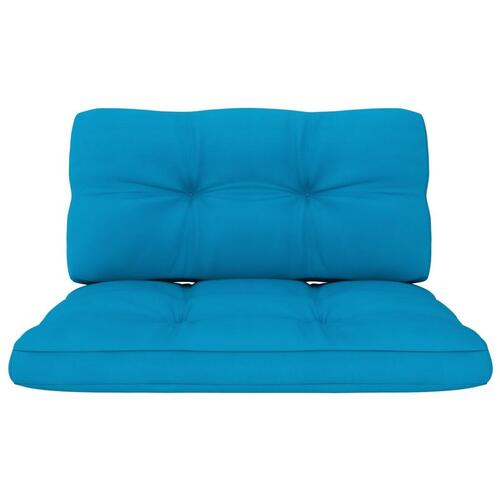Pallehynder 2 stk. stof blå
