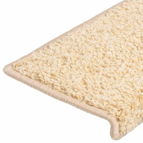 Trappemåtter 20 stk. 65x21x4 cm cremefarvet