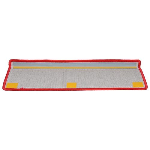 Trappemåtter 20 stk. 65x21x4 cm rød