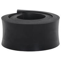 Gummikant til sneplov 80x8x2 cm sort