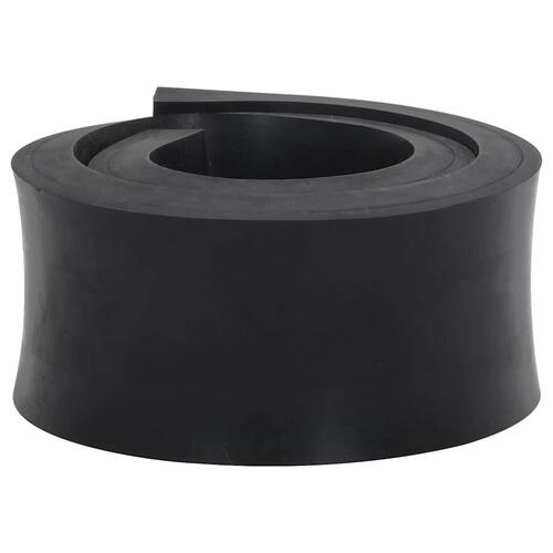 Gummikant til sneplov 80x8x2 cm sort