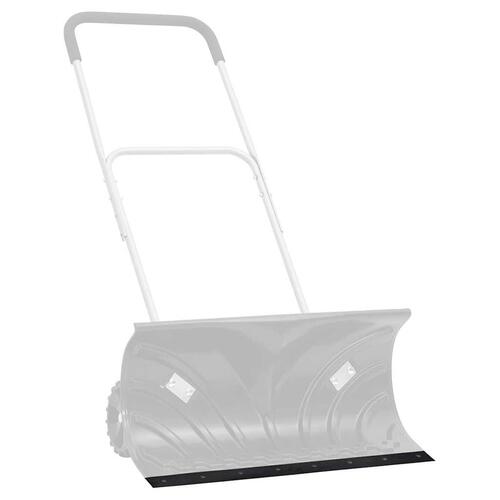 Gummikant til sneplov 80x8x2 cm sort