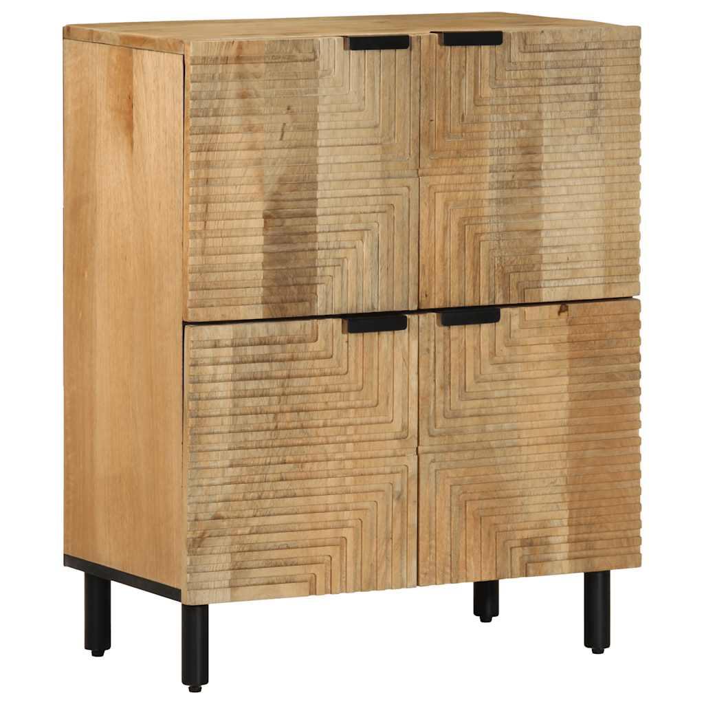Skænk i massivt mangotræ 60 x 33 x 75 cm brun