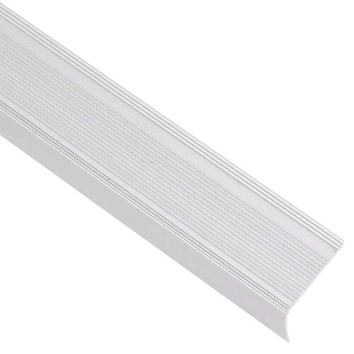 Trappelister 5 stk. L-facon 90 cm aluminium sølvfarvet