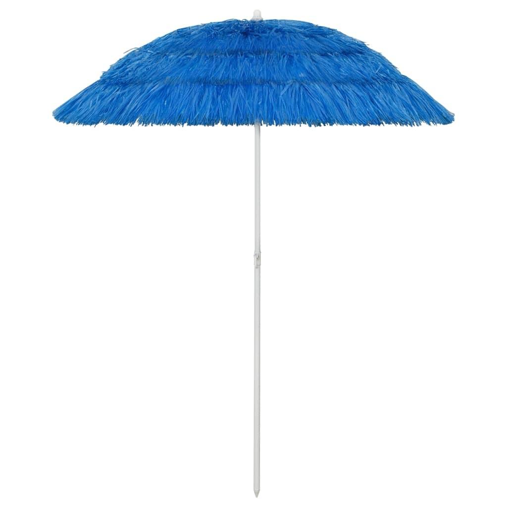 Hawaii-parasol 180 cm blå