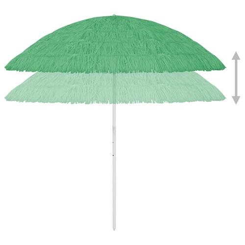 Hawaii-parasol 300 cm grøn