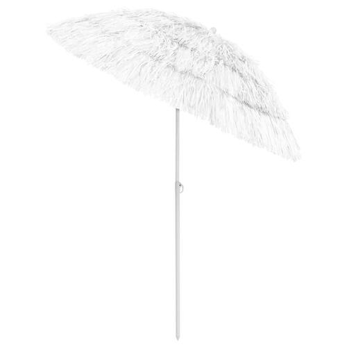 Hawaii-parasol 180 cm hvid