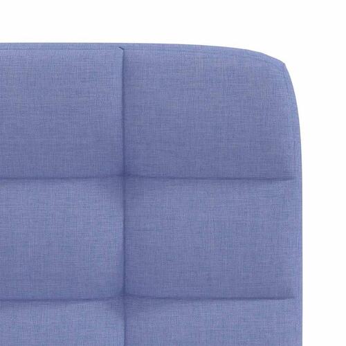 Spisebordsstole 2 stk. Jeans blåt stof