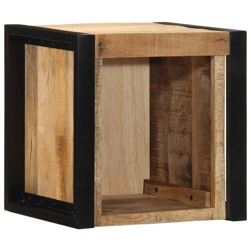 Sengeskab 40x35x40 cm massivt ru mangotræ