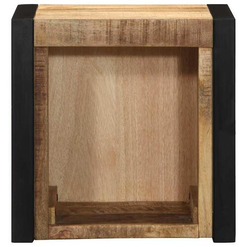 Sengeskab 40x35x40 cm massivt ru mangotræ