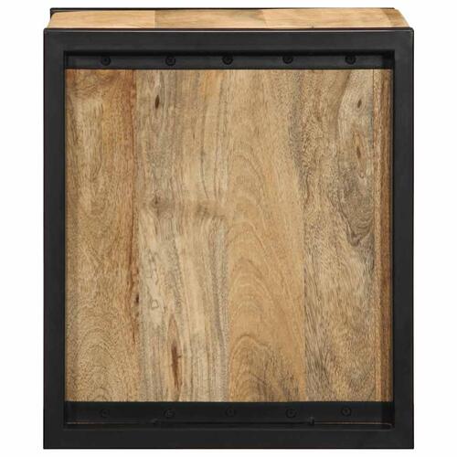 Sengeskab 40x35x40 cm massivt ru mangotræ