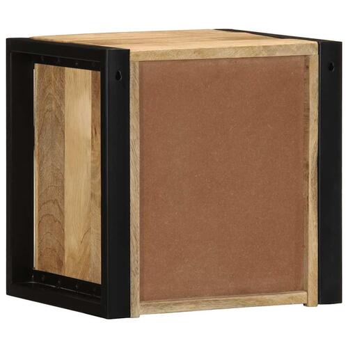 Sengeskab 40x35x40 cm massivt ru mangotræ