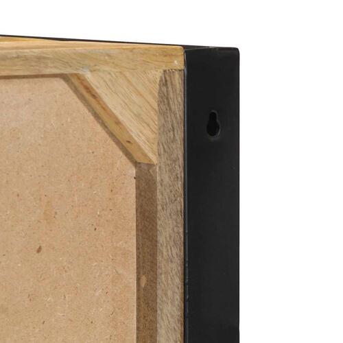 Sengeskabe 2 stk 40x35x40 cm massivt ru mangotræ